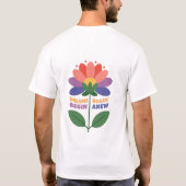 Dromen beginnen opnieuw t-shirt (Achterkant)