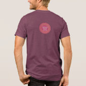Dromen beginnen opnieuw Tri-Blend shirt (Achterkant)
