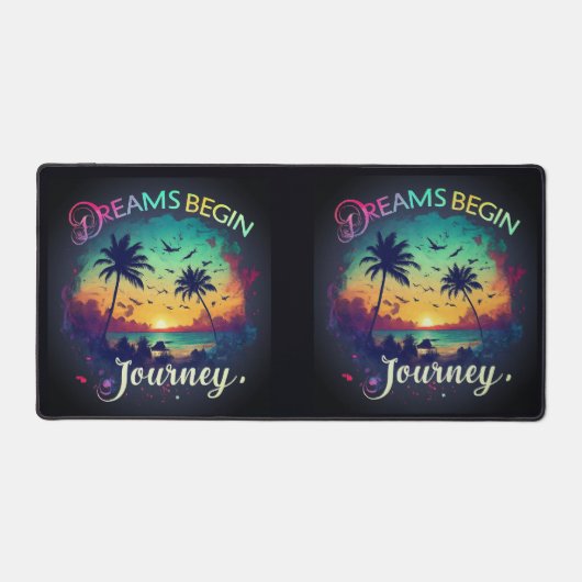 Dromen beginnen reis bureaumat (Voorkant)