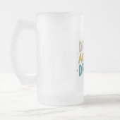 Dromen bereiken dromen." matglas bierpul (Links)