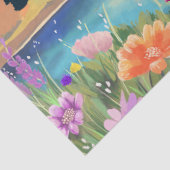 Dromen bij de bergen Lake Sanctuary Tissuepapier (Detail)