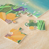Dromen bij het bergmeer heiligdom legpuzzel (Zijkant)