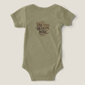 Dromen bloeien hier (Design achterkant)