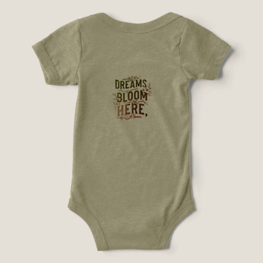 Dromen bloeien hier (Design achterkant)