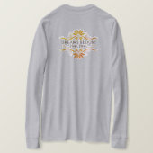 Dromen bloeien hier t-shirt (Design achterkant)