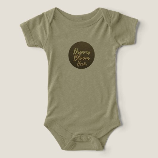 Dromen bloeien hier T-shirt (Design voorkant)