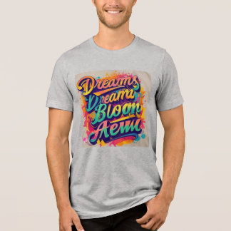 Dromen bloeien weer Tri-Blend shirt