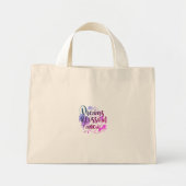 Dromen bloesem nieuw mini tote bag (Voorkant)
