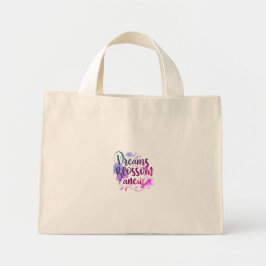 Dromen bloesem nieuw mini tote bag