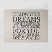 dromen briefkaart (Voorkant)