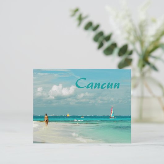 dromen, Cancun Briefkaart (Staand voorkant)