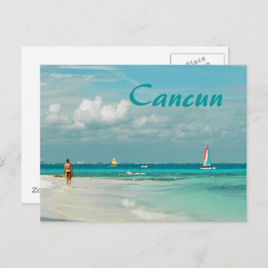 dromen, Cancun Briefkaart (Voorkant / Achterkant)