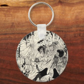 Dromen door Aubrey Beardsley Sleutelhanger (Voorkant)