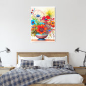 dromen door de stof van de dageraad canvas afdruk (Insitu (Slaapkamer))