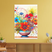 dromen door de stof van de dageraad canvas afdruk (Insitu (Woonkamer))