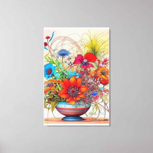 dromen door de stof van de dageraad canvas afdruk (Voorkant)