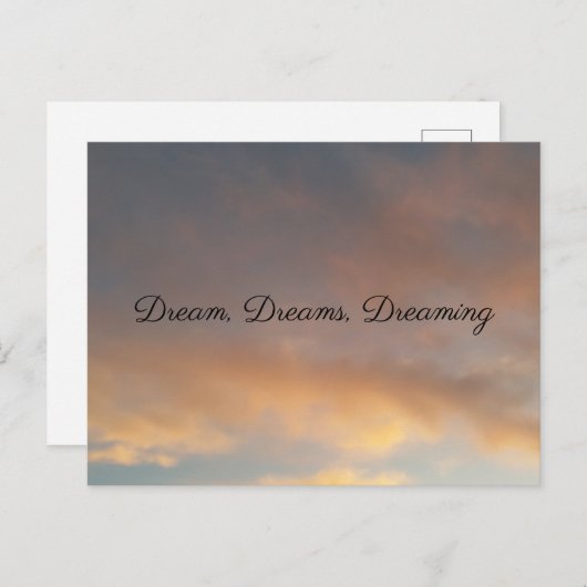 Dromen, Dromen, Dromen Briefkaart (Voorkant / Achterkant)