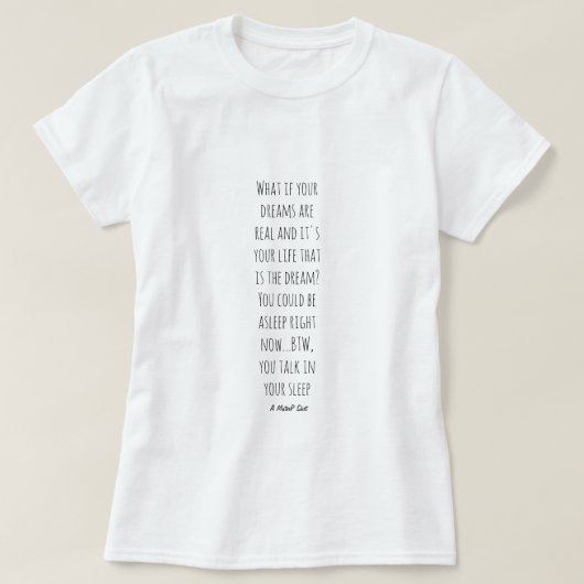 Dromen - Een MisterP Shirt (Design voorkant)