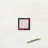 Dromen en Nachtmerries Rood Abstracte Vloeibare Ku Post-it® Notes (Op bureau)