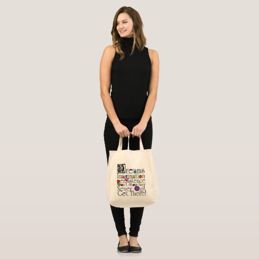 Dromen en verbeelding tote bag (Voorkant (model))