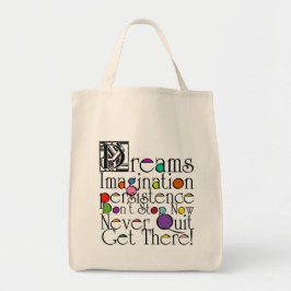 Dromen en verbeelding tote bag
