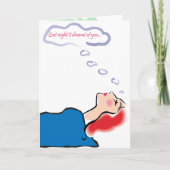 Dromen - Gebogen Groeten Kaart (Voorkant)