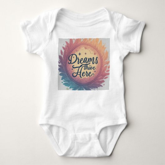 Dromen gedijen hier romper (Voorkant)