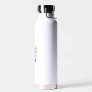 Dromen gedijen hier waterfles