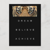 dromen geloven dat je motivatie prijsopgave hebt b briefkaart (Voorkant)