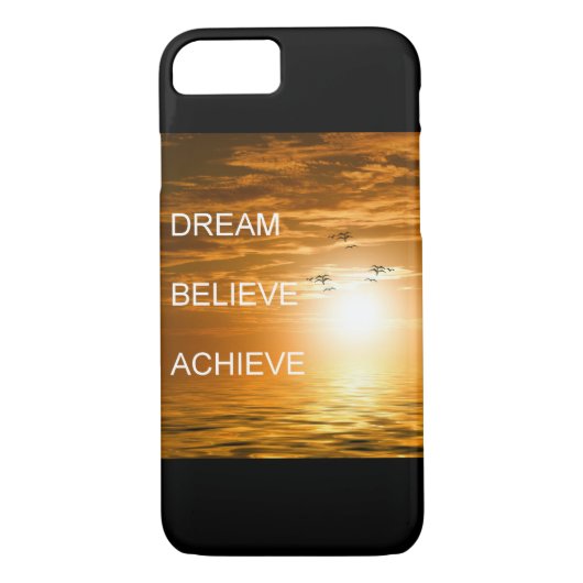 dromen geloven dat je motivatie prijsopgave hebt b Case-Mate iPhone case (Achterkant)