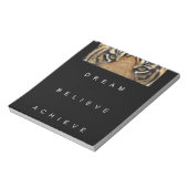 dromen geloven dat je motivatie prijsopgave hebt b notitieblok (Linkerzijde)