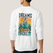 Dromen groeien hier trui (Achterkant)