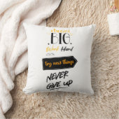 Dromen groot werk hard proberen nieuwe dingen nooi kussen (Deken)