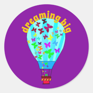 Dromen grote sticker