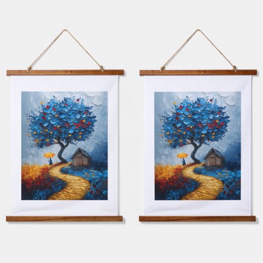 dromen hangend wandkleed (Dubbel)