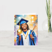 Dromen in Beweging - Uw Afstuderen vieren Kaart (Voorkant)