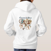 Dromen in bloei hoodie (Achterkant)