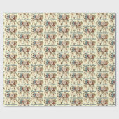 Dromen in bloei patroon cadeaupapier (Vlak)