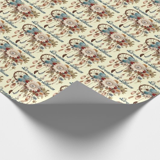 Dromen in bloei patroon cadeaupapier (Hoek)