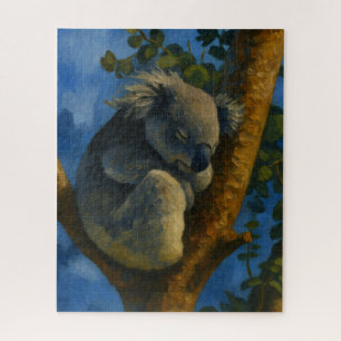 Dromen in de Eucalyptus - Sleeping Koala Art Legpuzzel