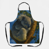 Dromen in de Eucalyptus - Sleeping Koala Art Schort (Voorkant)