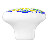 Dromen in de lente keramische trek knop (Zijkant)