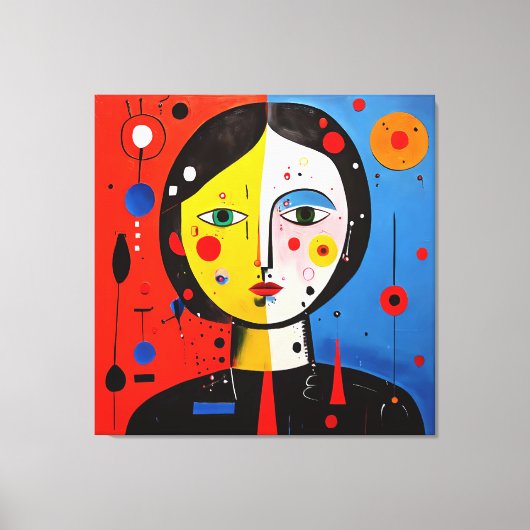 Dromen in een baan om de aarde canvas afdruk (Voorkant)