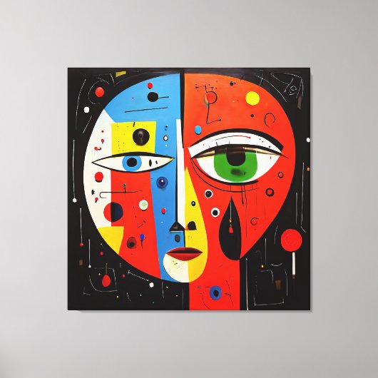Dromen in een baan om de aarde canvas afdruk (Voorkant)