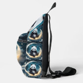 Dromen in het maanlicht: Panda's hemelse serenade Sling Bag (Rechts)