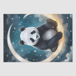 Dromen in het maanlicht: Panda's hemelse serenade Tissuepapier