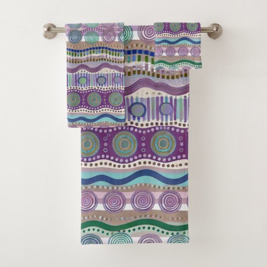 Dromen in het ritme bad handdoek (Insitu)