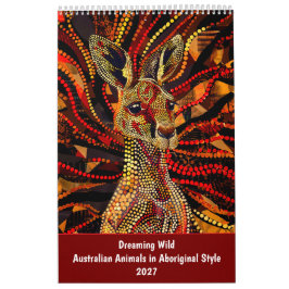 Dromen in het wild – Australische dieren in Aborig Kalender