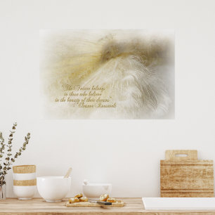 Dromen in het wit poster