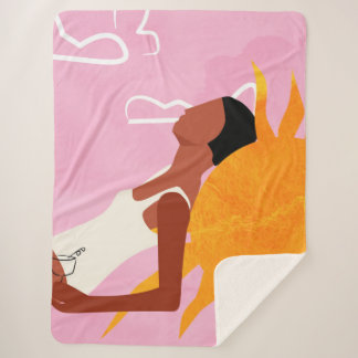 Dromen in het zonlicht sherpa deken